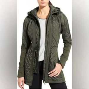 Athleta - Green Rock Springs - Long Coat - XXS